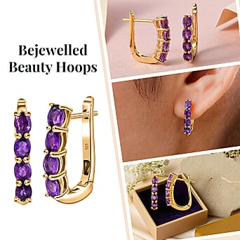 https://tjcuk.sirv.com/Products/87/4/8743532/Amethyst-February-Birthstone-Hoop-Earrings-in-Sterling-Silver-with-18K_8743532_1 (copy).jpg?w=342&h=342